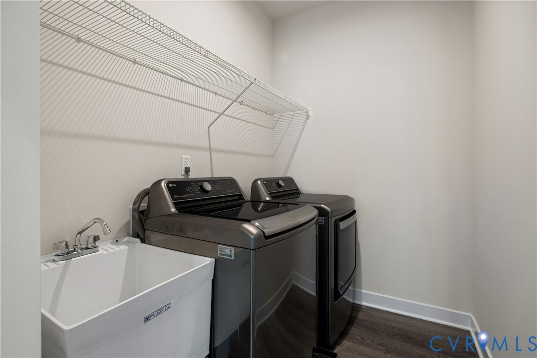 1817 German School Road Richmond, VA 23225 - Photo 29 of 39 Dedicated laundry room - washer and dryer convey