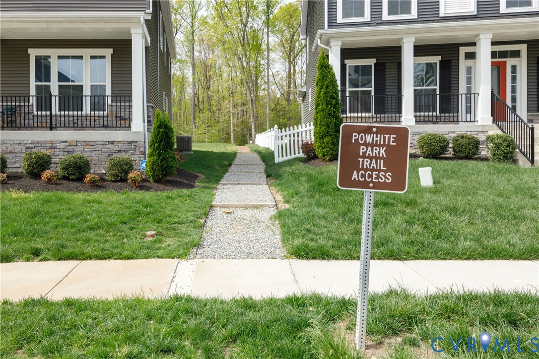 1817 German School Road Richmond, VA 23225 - Photo 36 of 39 Private neightborhood access to Powhite Park trail