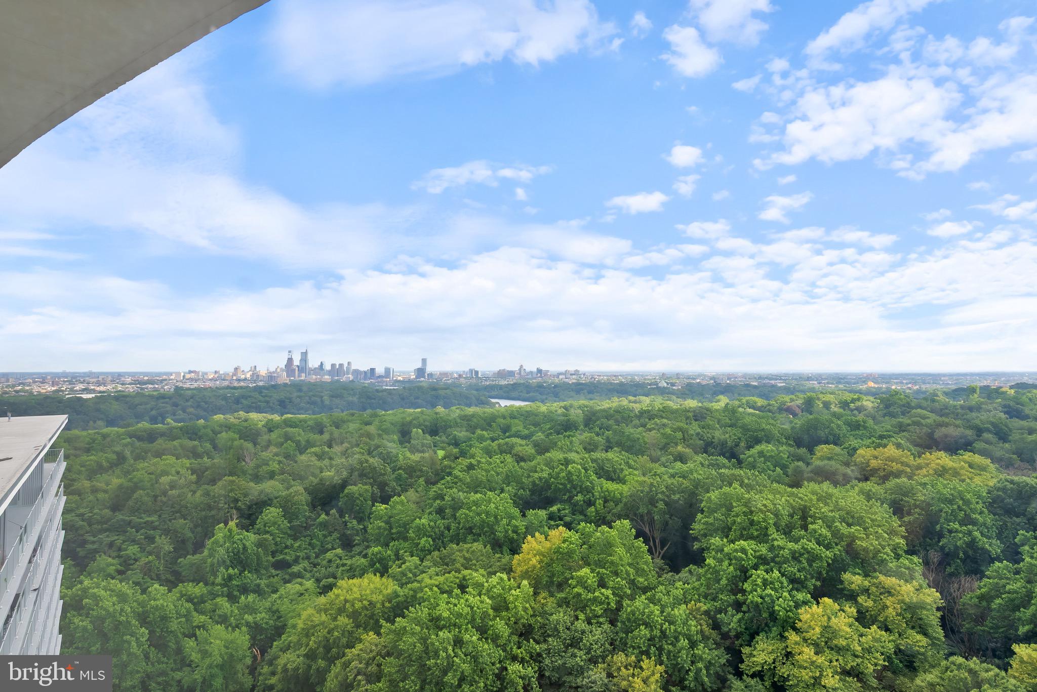 3900 West Ford Road, Unit 23C Philadelphia, PA 19131 - Photo 20 of 28 Tremendous View of Philadelphia Metro Area