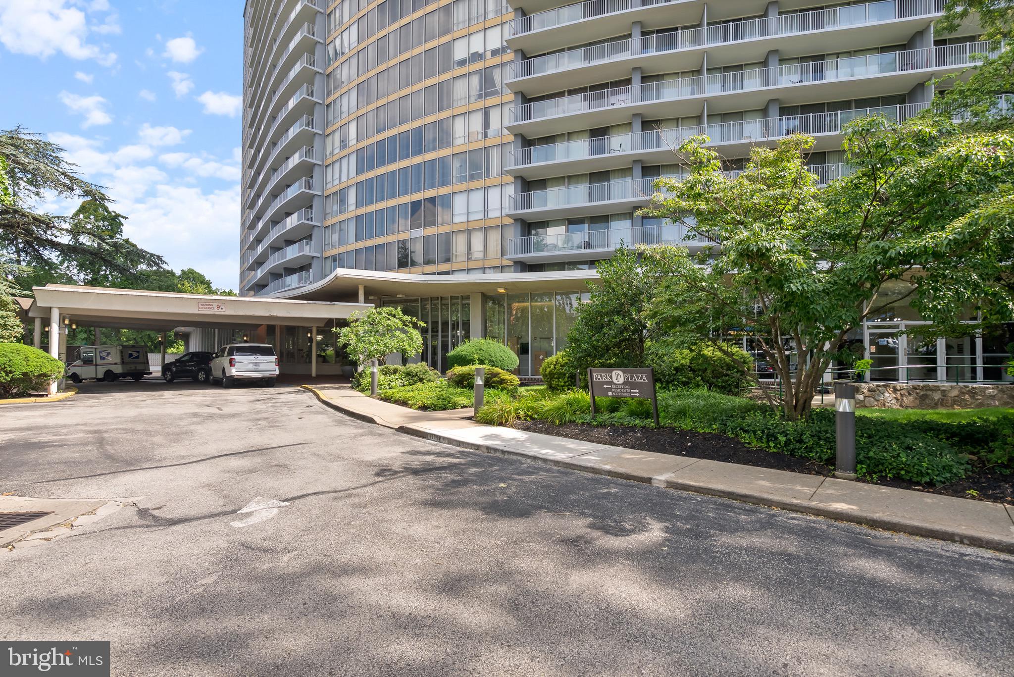 3900 West Ford Road, Unit 23C Philadelphia, PA 19131 - Photo 2 of 28 Exterior Front of Park Plaza Condominiums