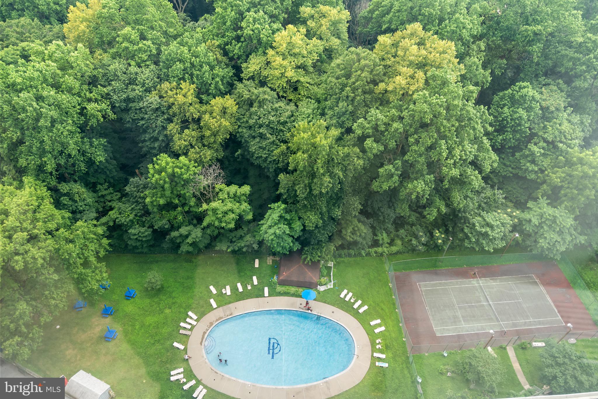 3900 West Ford Road, Unit 23C Philadelphia, PA 19131 - Photo 21 of 28 Park Plaza Pool and Tennis Court