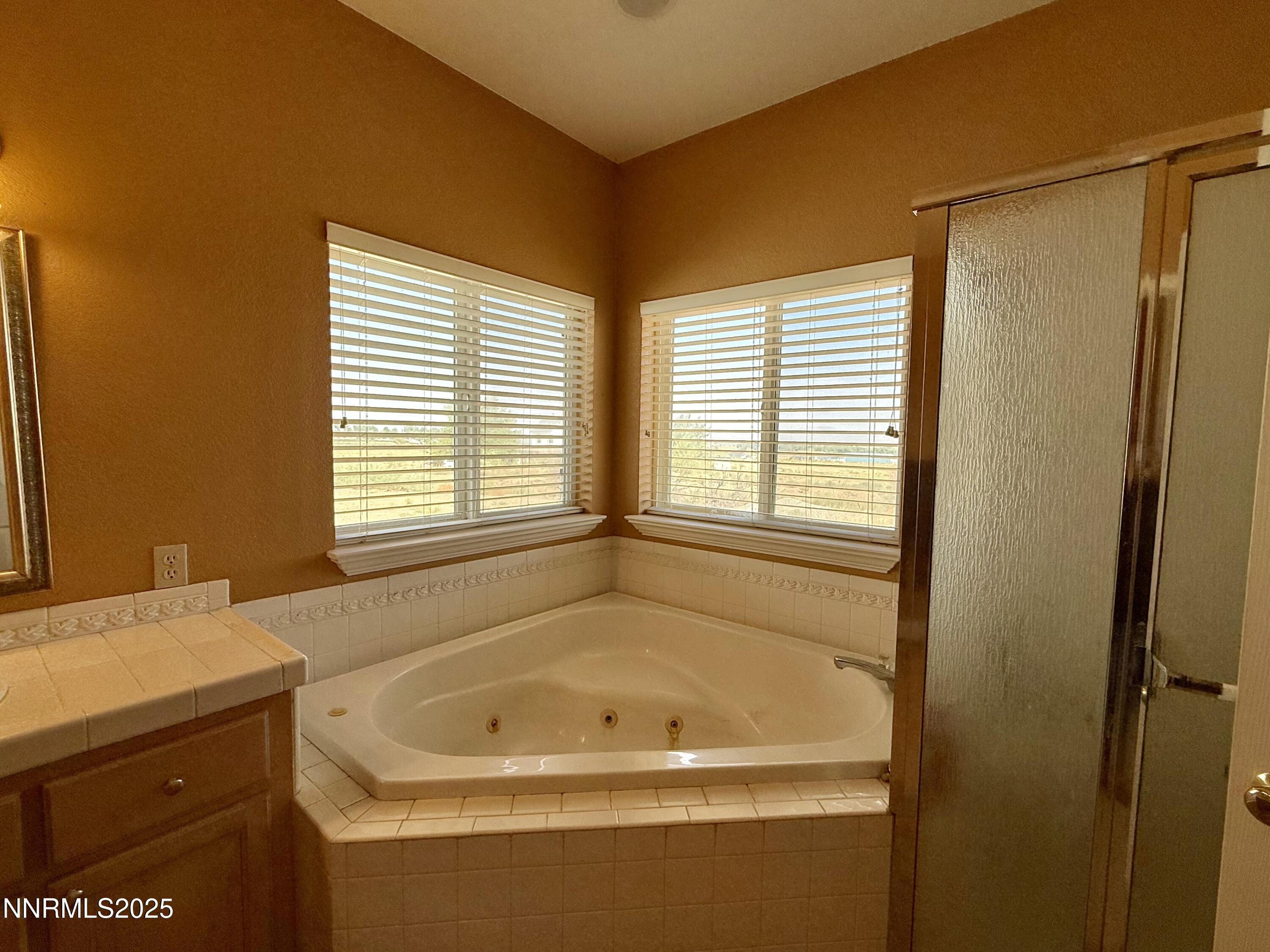 52 Upper Colony Road Wellington, NV 89444 - Photo 10 of 21 a bath tub sitting in a bathroom next to a window