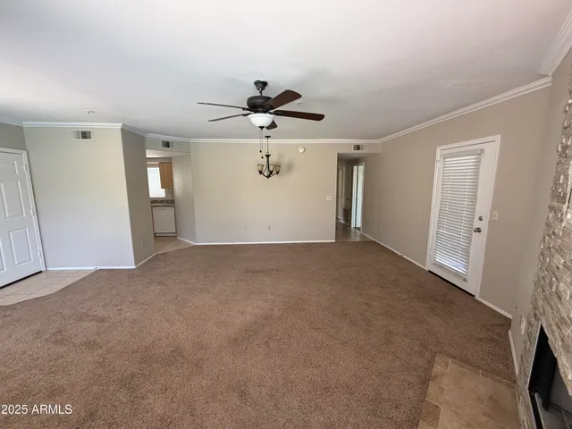 a view of empty room