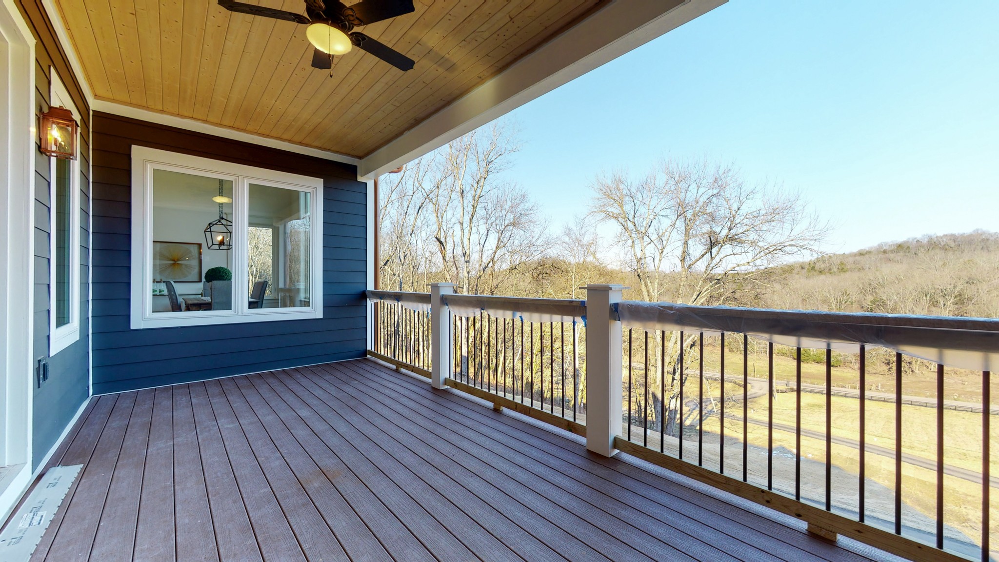 6720 Lane Road College Grove, TN 37046 - Photo 46 of 49 a view of porch with wooden floor