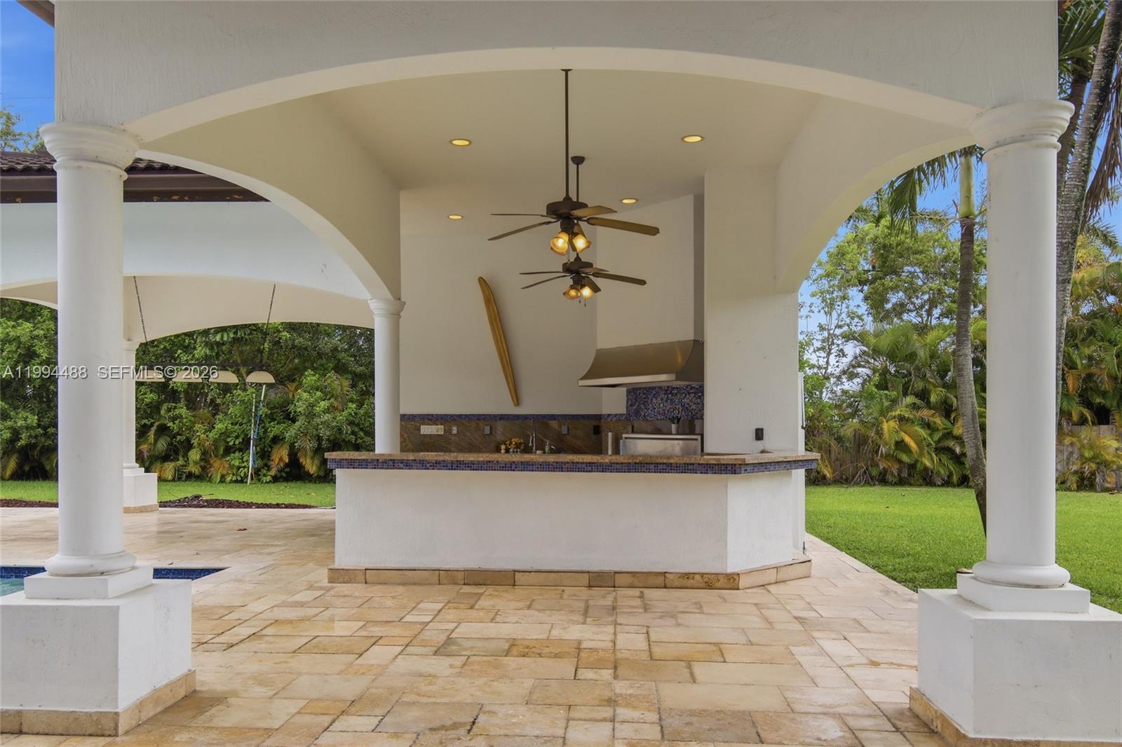 6200 Southwest 97th Avenue Miami, FL 33173 - Photo 47 of 48 Covered outdoor cooking area