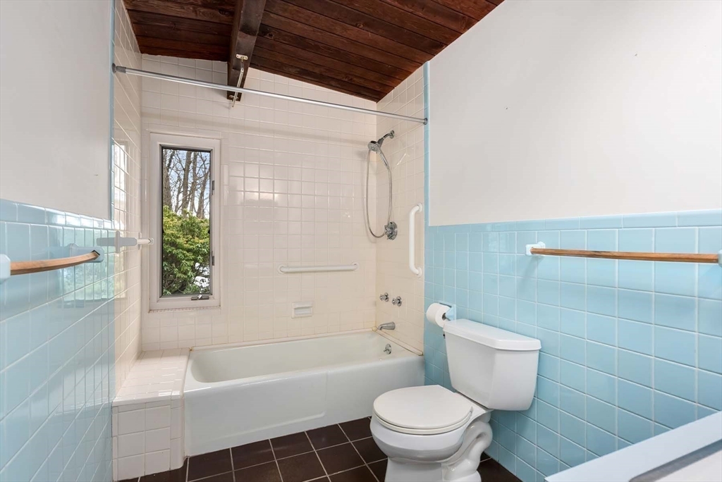 34 Bellingham Road Brookline, MA 02467 - Photo 26 of 33 a white toilet sitting next to a bath tub and shower