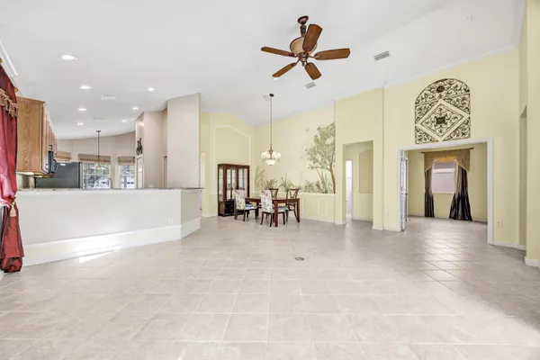 a view of an empty room