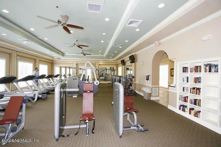 608 Copperhead Circle St. Augustine, FL 32092 - Photo 58 of 65 a view of a room with gym equipment