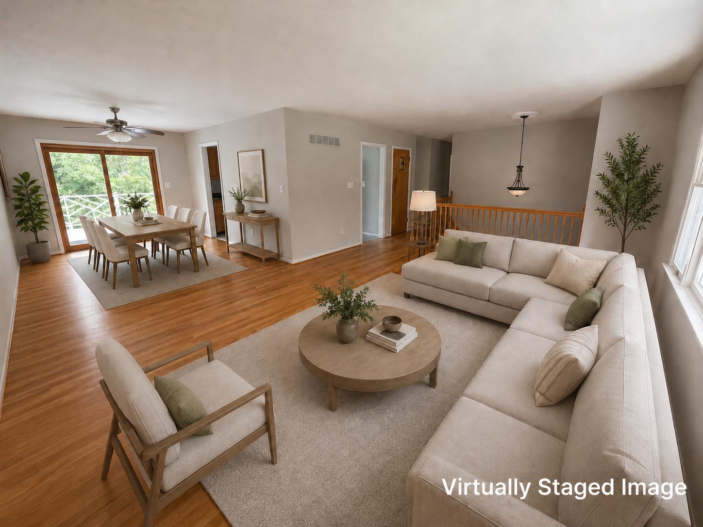 4 Martz Road Sykesville, MD 21784 - Photo 2 of 27 Spacious, light-filled living/dining room areas.