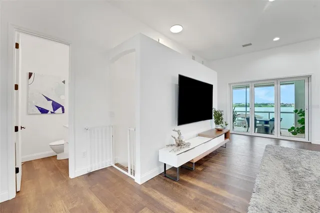 a bathroom with a double vanity sink mirror and