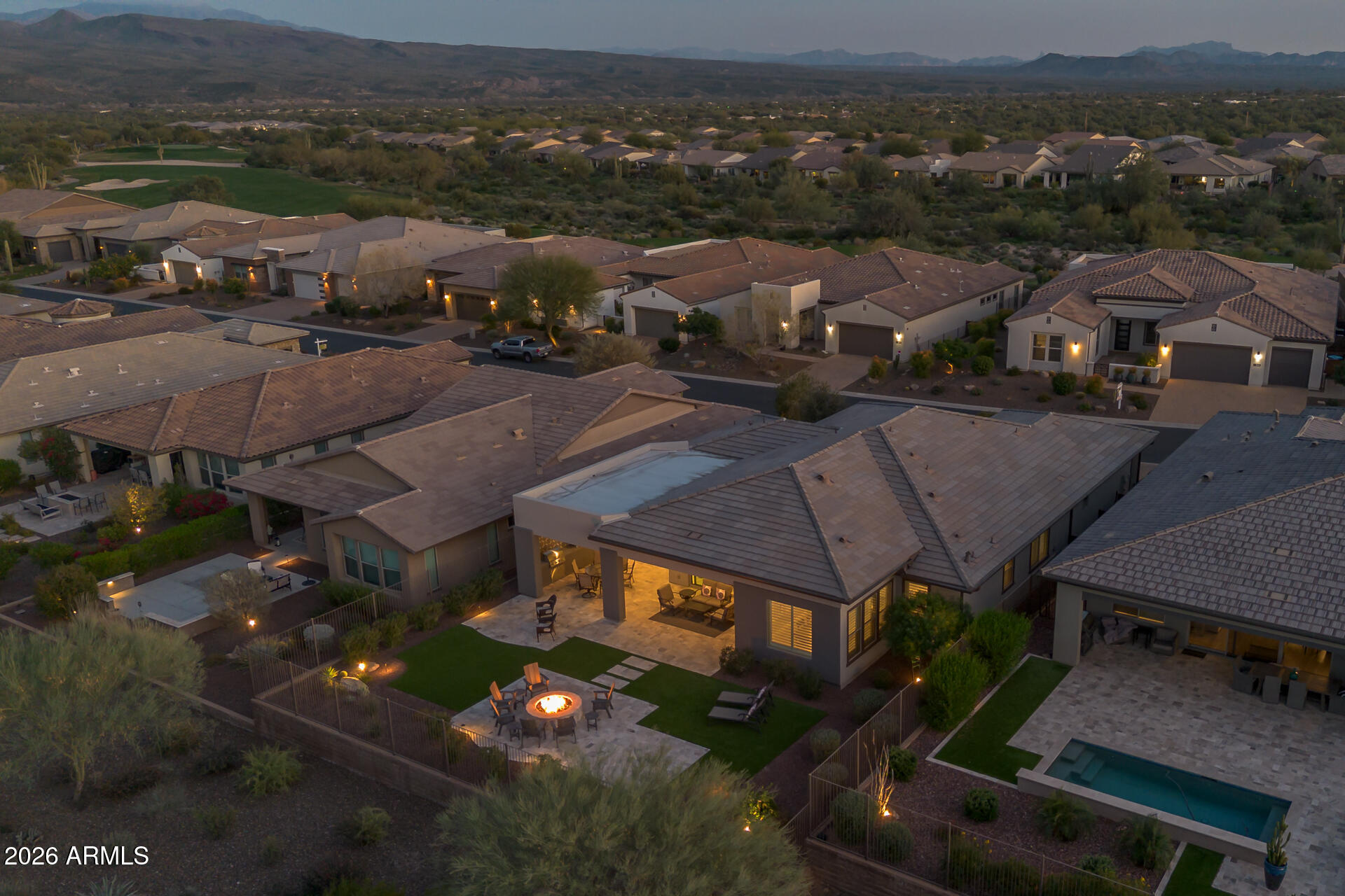 17824 East StockingTrail Rio Verde, AZ 85263 - Photo 33 of 75 46) BACK OF HOME