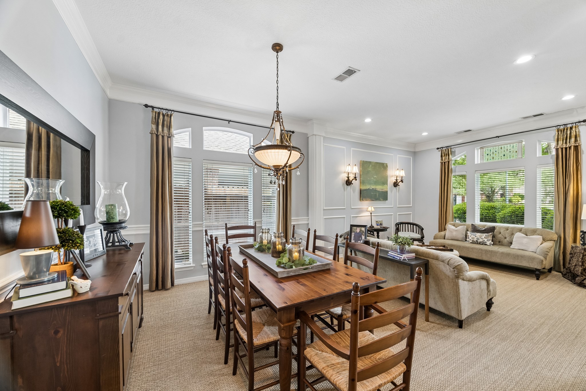 5918 Center Ct Drive Spring, TX 77379 - Photo 7 of 32 a view of a dining room with furniture window and outside view