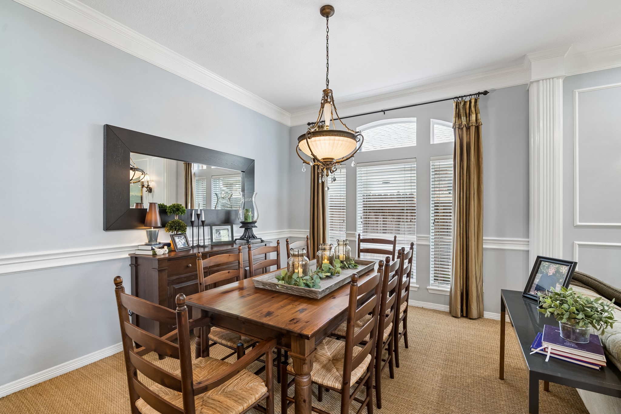 5918 Center Ct Drive Spring, TX 77379 - Photo 8 of 32 a view of a dining room with furniture window and wooden floor