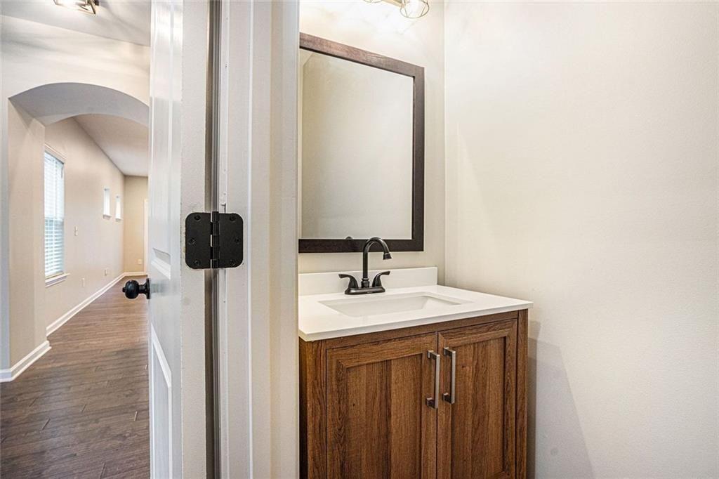 4217 Alden Park Drive Decatur, GA 30035 - Photo 7 of 19 a bathroom with a sink and a mirror