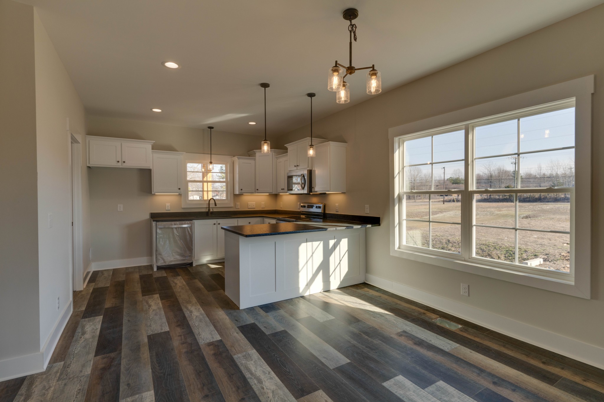 155 Julia Ann Court Springfield, TN 37172 - Photo 5 of 17 a open kitchen with kitchen island a large counter space a sink appliances and cabinets