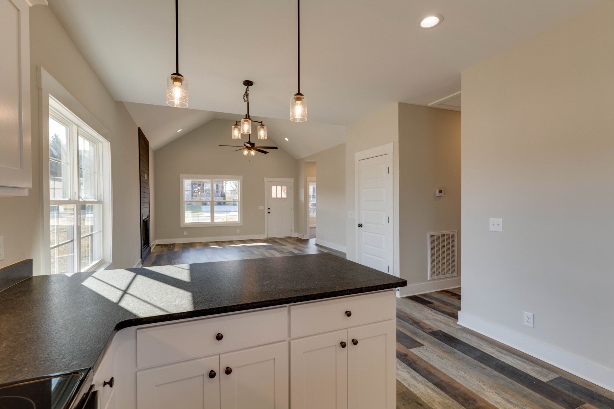 155 Julia Ann Court Springfield, TN 37172 - Photo 6 of 17 a kitchen with granite countertop a sink cabinets and window