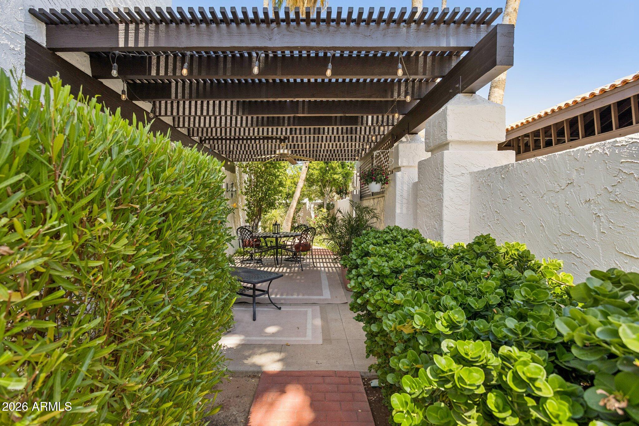 4438 East Camelback Road, Unit 149 Phoenix, AZ 85018 - Photo 37 of 52 Wrap around Patio area