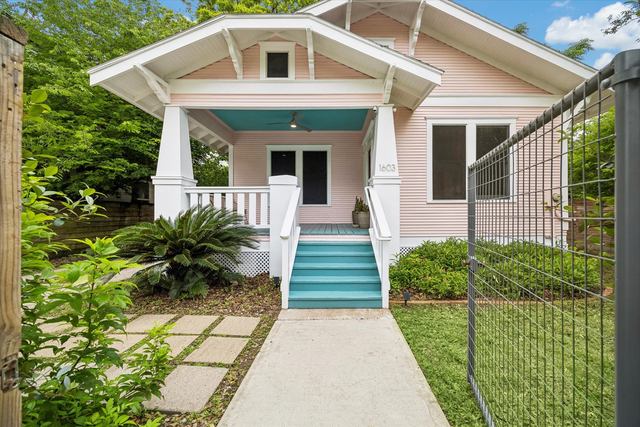 1603 Fulton Street Houston, TX 77009 - Photo 4 of 28 Original Craftsman character preserved on the exterior, with modern surprises inside.