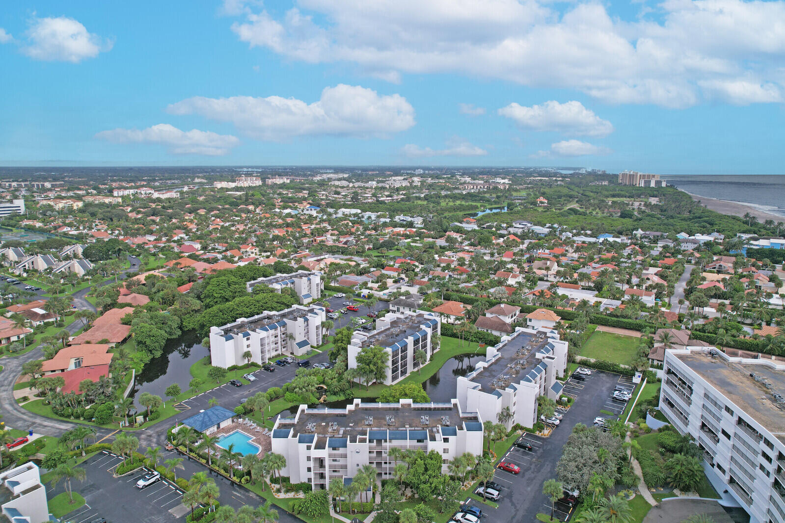 1605 Highway 1, Unit A204 Jupiter, FL 33477 - Photo 26 of 32 an aerial view of residential houses with city view