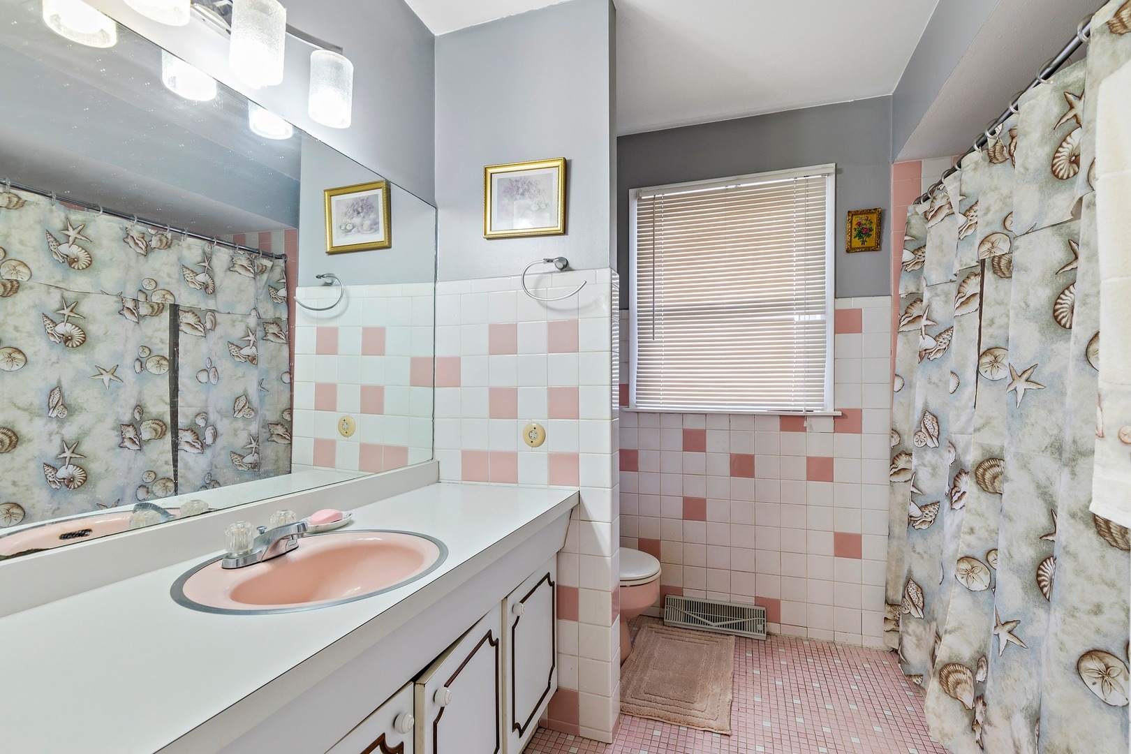 216 West Plainfield Road Countryside, IL 60525 - Photo 14 of 20 a bathroom with a sink toilet and shower