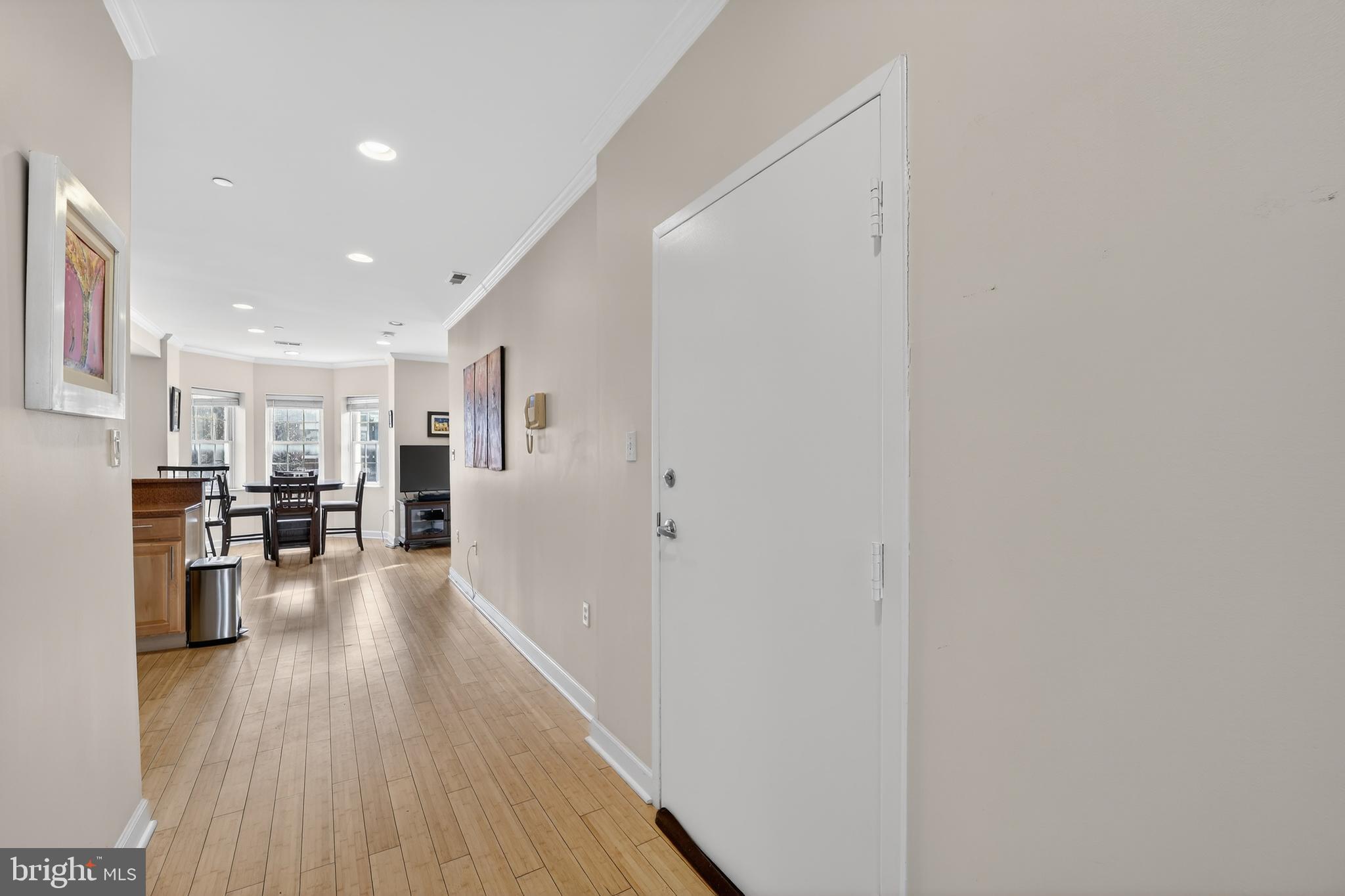 1337 Harvard Street Northwest, Unit 2 Washington, DC 20009 - Photo 17 of 23 a view of a living room with wooden floor