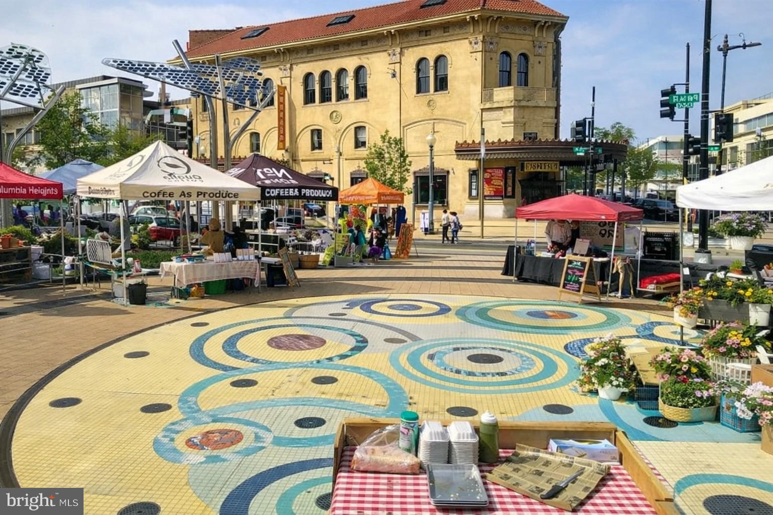 1337 Harvard Street Northwest, Unit 2 Washington, DC 20009 - Photo 20 of 23 a front view of a swimming pool with outdoor seating