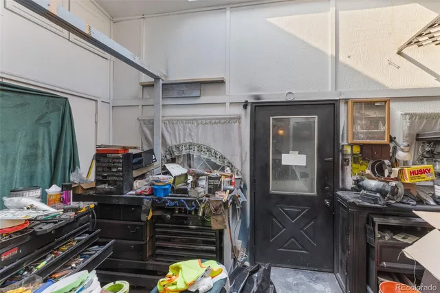 a view of a large house with a large space