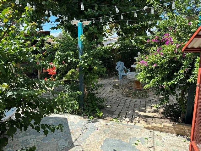 a view of an outdoor space and a yard