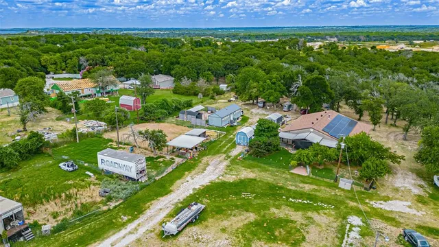a view of a back yard of a house
