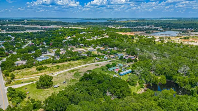 a view of a yard with an outdoor space