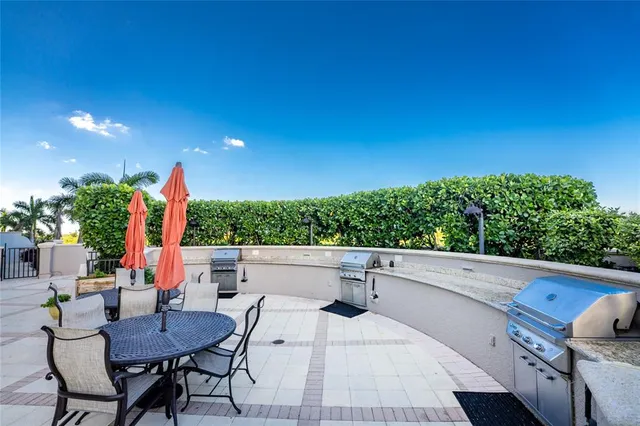 a view of a lake with a nearby beach