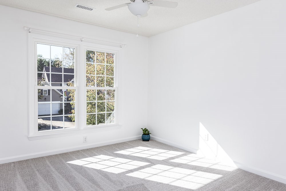 12212 Amoretto Way Raleigh, NC 27613 - Photo 20 of 30 Across from the hall bath at the top of the stairs, this room, too, enjoys abundant sunlight! Bedroom 3