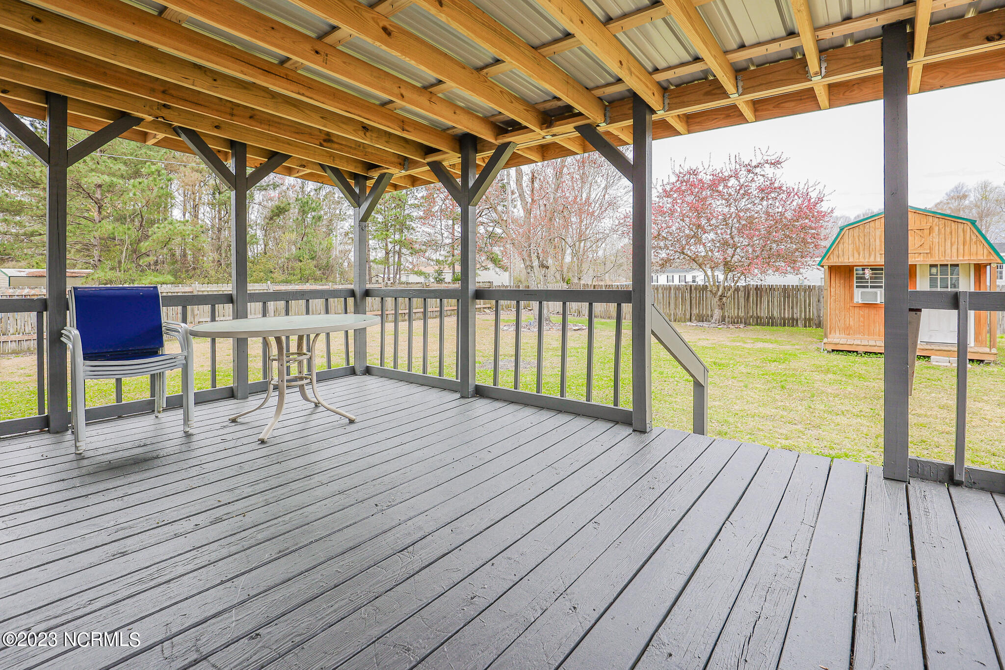 615 Maynard Boulevard Jacksonville, NC 28546 - Photo 31 of 39 Covered Back Deck