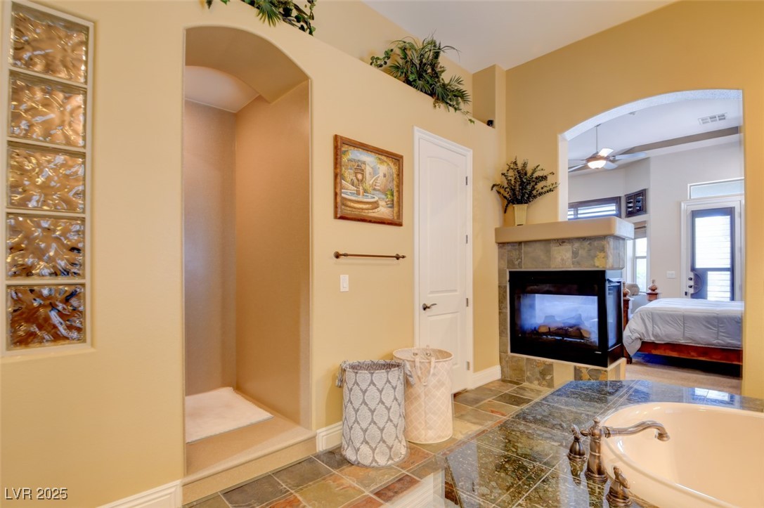 8465 West Picket Ridge Court Las Vegas, NV 89143 - Photo 24 of 51 Spacious bathroom with custom walk-in shower