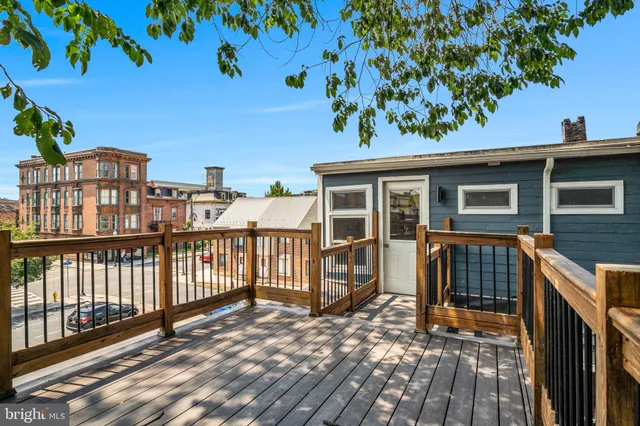 a view of a house with a balcony