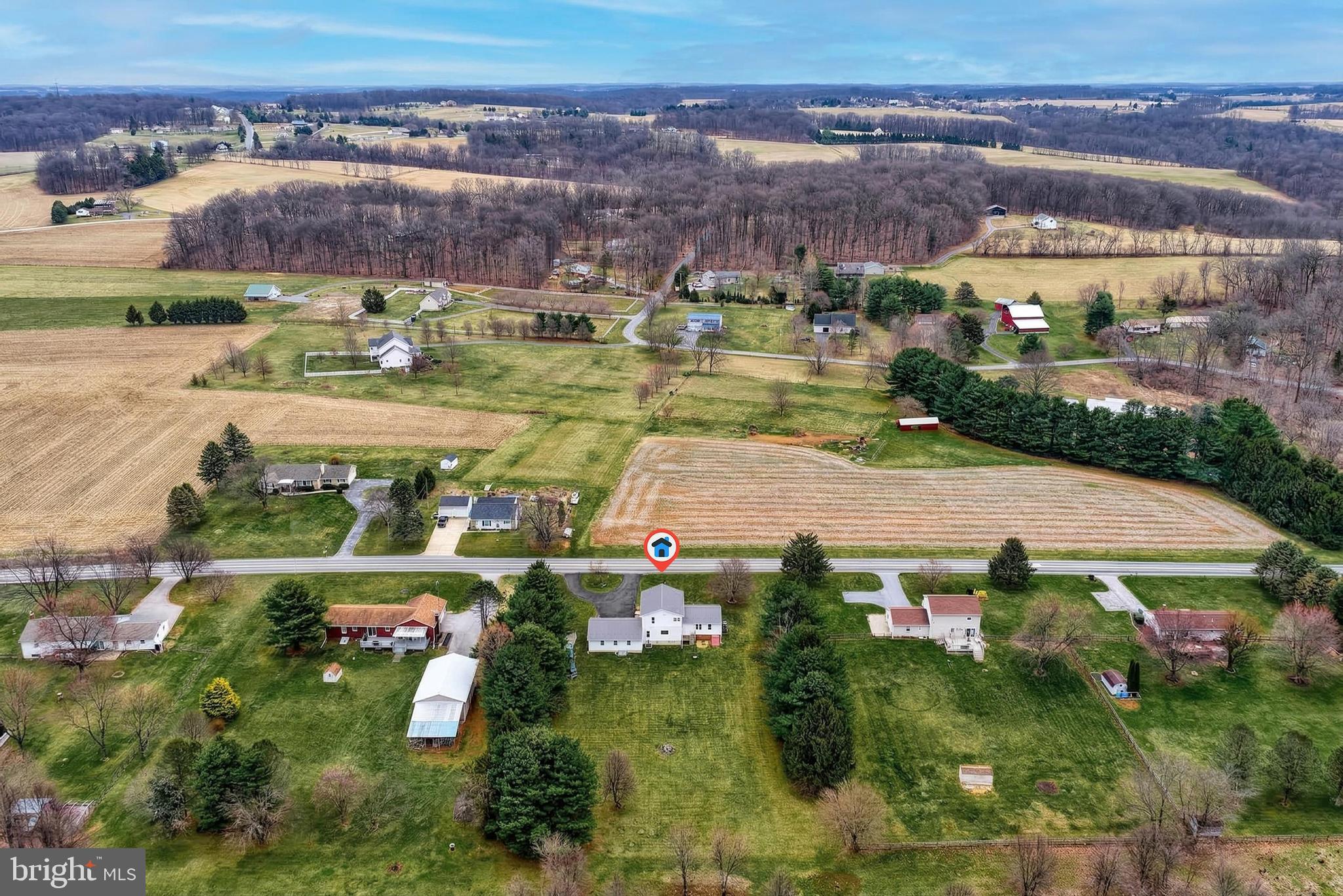 12534 Mt Olivet Road Felton, PA 17322 - Photo 69 of 75 an aerial view of tennis court
