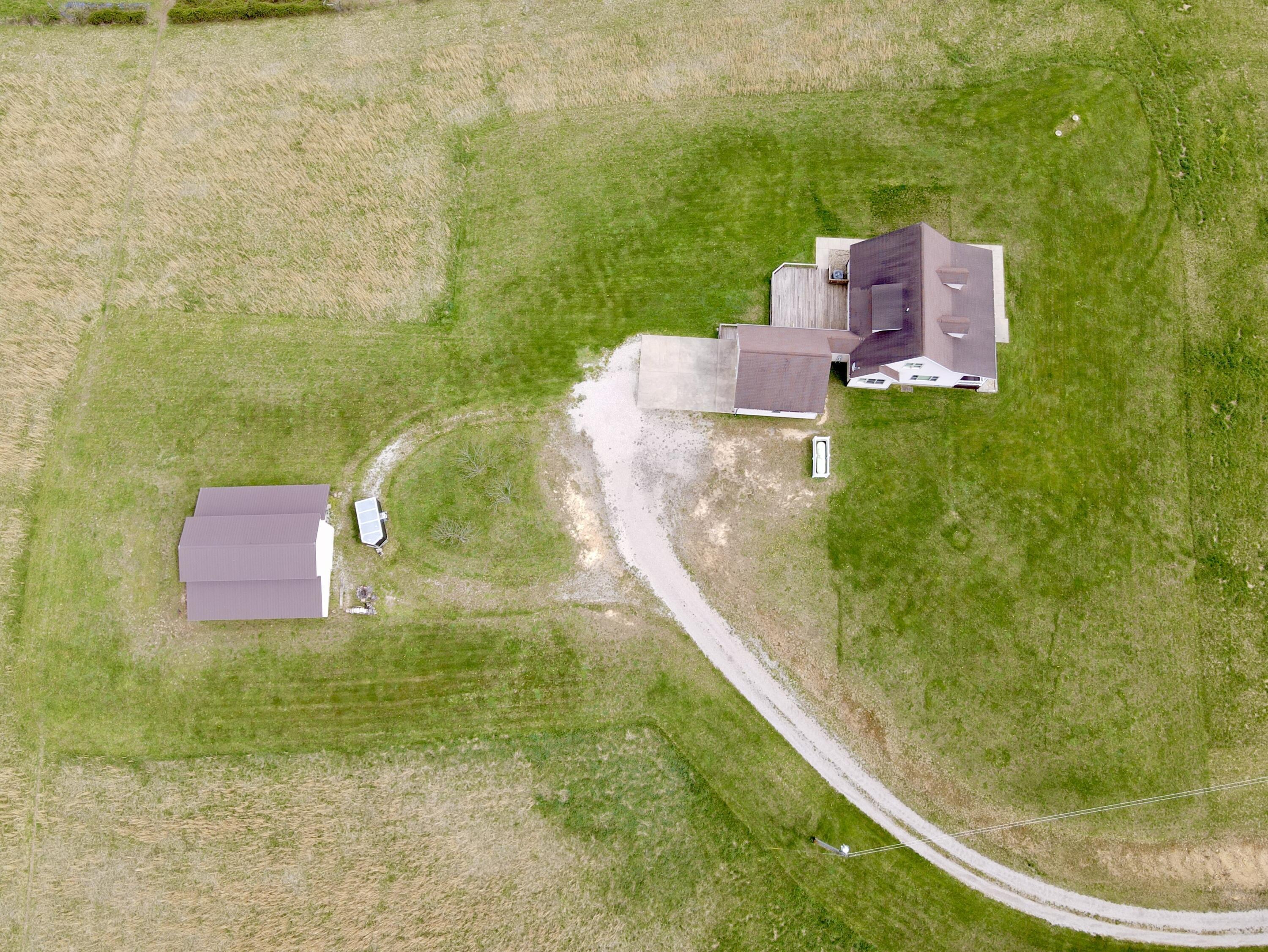 1981 Horton Sisters Road Oak Hill, OH 45656 - Photo 7 of 26 7. Aerial House _ Barn
