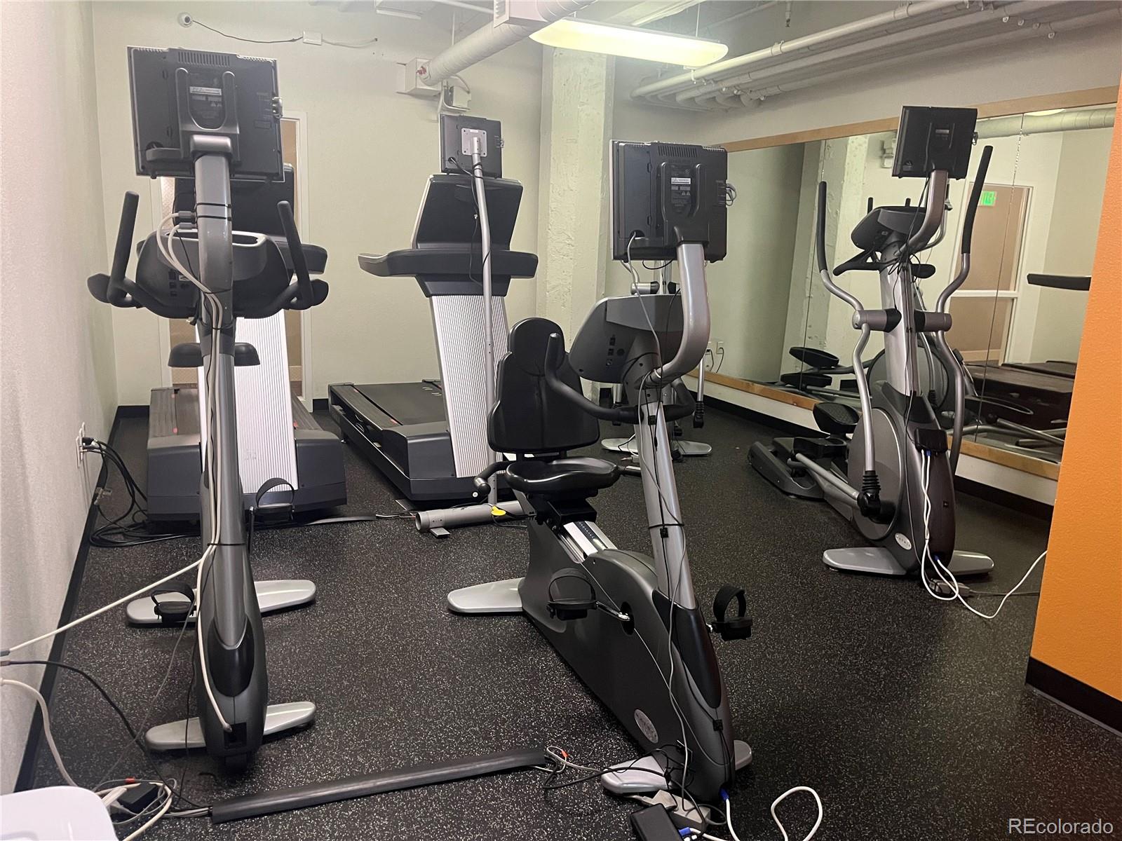 444 17th Street, Unit 404 Denver, CO 80202 - Photo 27 of 37 a view of a room with gym equipment