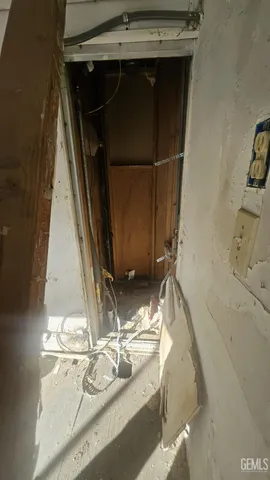 a view of an front door