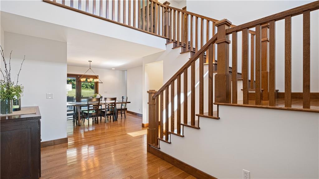 695 North Ben Franklin Road Indiana, PA 15701 - Photo 5 of 25 a view of entryway and hall with wooden floor