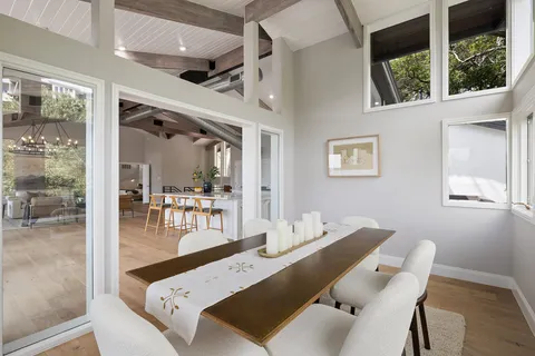 a room with furniture and a window