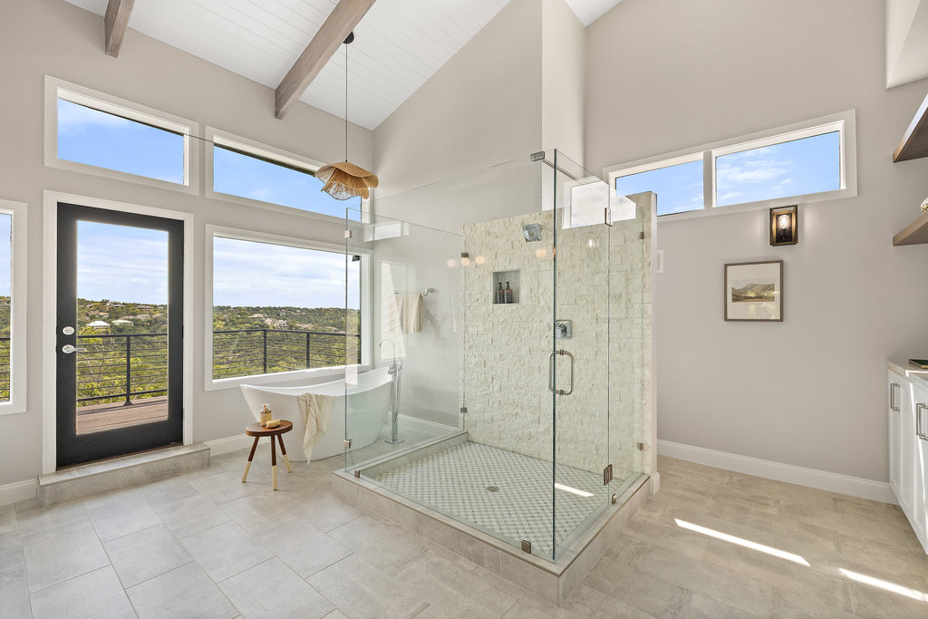 6905 Ladera Norte Austin, TX 78731 - Photo 24 of 40 a spacious bathroom with a shower