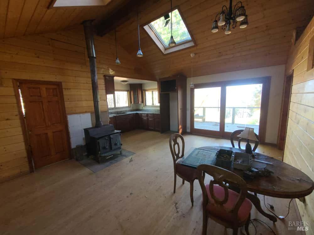 41390 Mendocino Pass Road Covelo, CA 95428 - Photo 22 of 44 a dining room with furniture and window