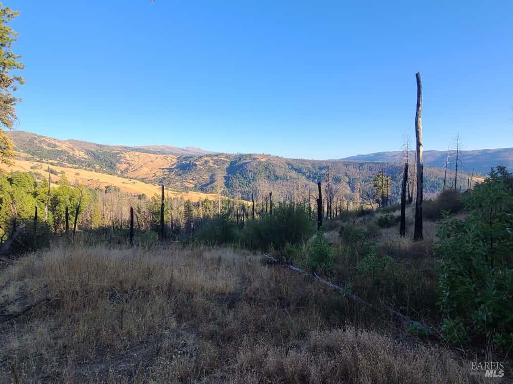 41390 Mendocino Pass Road Covelo, CA 95428 - Photo 35 of 44 a view of a lake with a mountain in the background