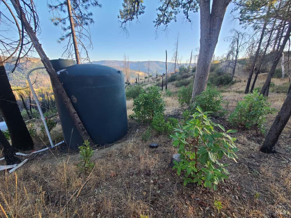 41390 Mendocino Pass Road Covelo, CA 95428 - Photo 36 of 44 a backyard of a house with lots of green space