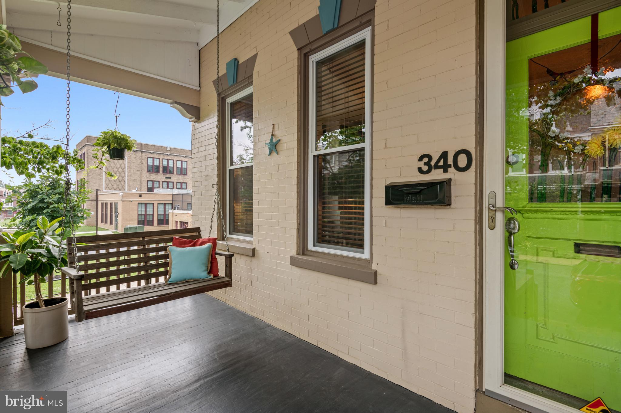 340 Nevin Street Lancaster, PA 17603 - Photo 5 of 41 Front Porch with Swing
