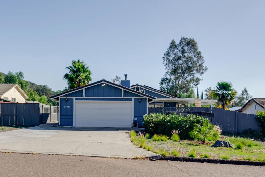24375 Del Amo Road Ramona, CA 92065 - Photo 1 of 1 front view of a house with a yard