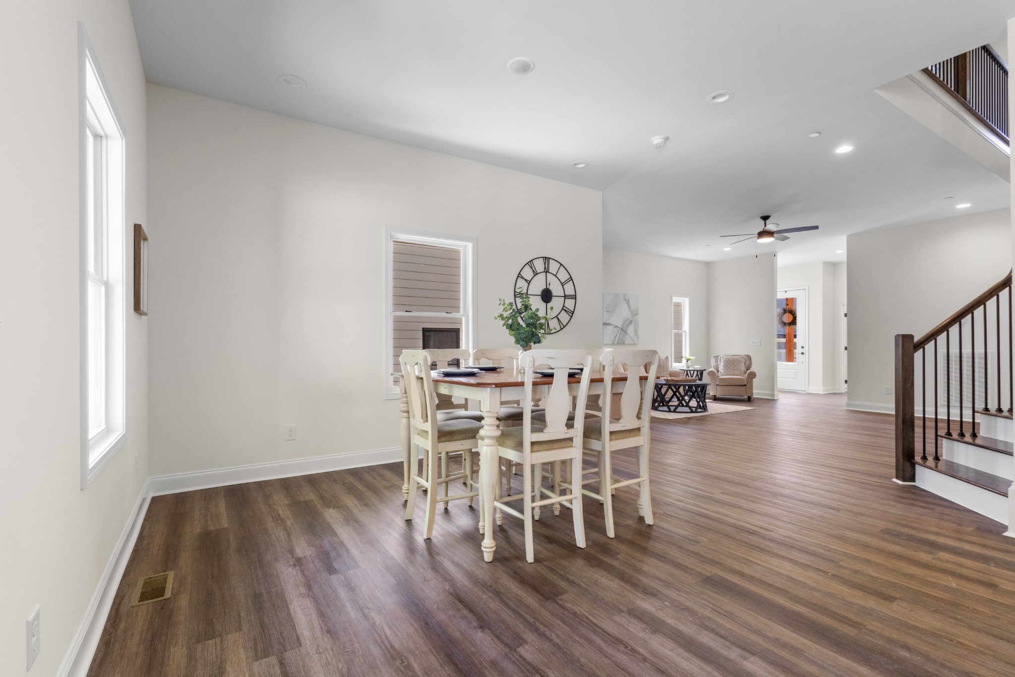 463 Centre Street Pleasant View, TN 37146 - Photo 16 of 43 a view of a dining room with furniture and wooden floor