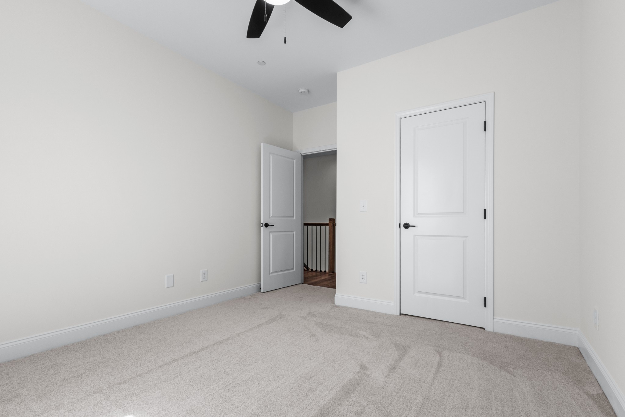 463 Centre Street Pleasant View, TN 37146 - Photo 25 of 43 an empty room with closet and a chandelier fan