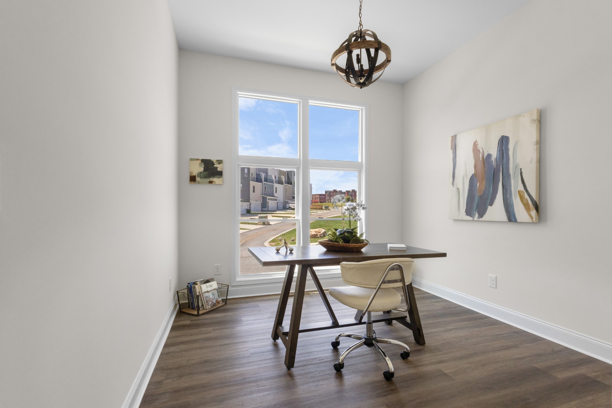 463 Centre Street Pleasant View, TN 37146 - Photo 7 of 43 a view of a dining room with furniture window and wooden floor